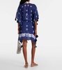 Tie-dye cotton kaftan