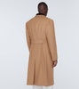 Wool and camel hair overcoat
