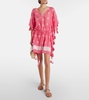 Sand Dollar tie-dye cotton kaftan