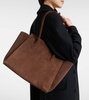 Ekme 24 Medium suede tote bag