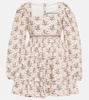 Avena Orquidea cotton poplin minidress