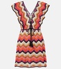 Melissa cotton crochet minidress