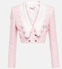 Cropped tweed jacket