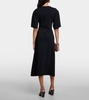 Ruffled midi dress