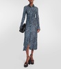 Claudia printed shirt dress