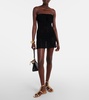Camellia cotton crochet minidress