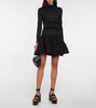 Crinoline wool minidress