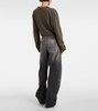 2006F distressed low-rise wide-leg jeans