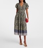 Lyria floral cotton-blend midi dress