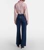  Dame Jean No Cuff high-rise wide-leg jeans