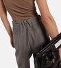 Wide-leg wool pants
