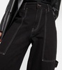 High-rise wide-leg jeans