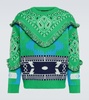Icon Bandana jacquard virgin wool sweater