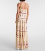 Lima Relato embroidered linen maxi dress