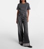 Dame high-rise wide-leg jeans