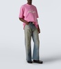 Logo embroidered cotton T-shirt