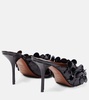 Confetti leather mules