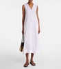 Nisha linen midi dress