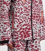 x Terrex TrueNature 2L leopard-print ski jacket