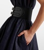 Denim midi dress