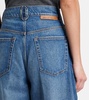 Mid-rise wide-leg jeans
