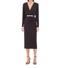 frasier midi dress in black