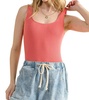 something good is happening bodysuit in coral