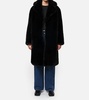 steffi long coat in black