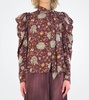 brea blouse in heliotrope