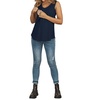 maternity swing nursing tank in navy