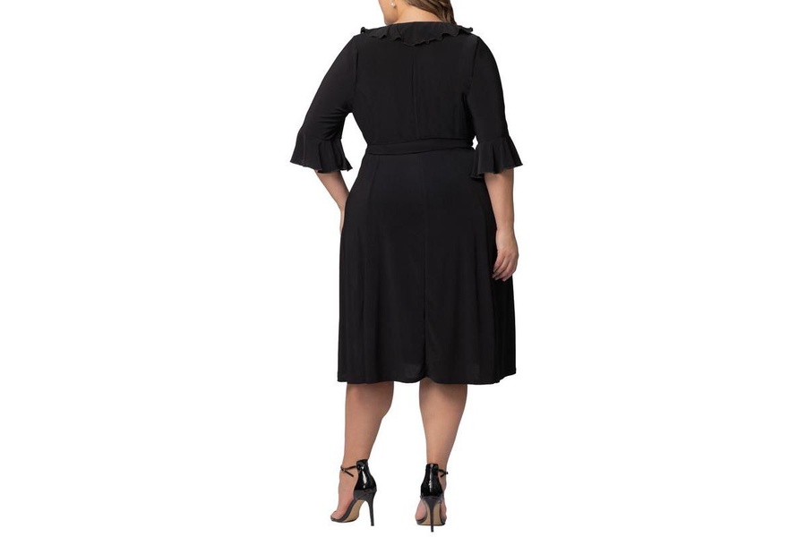 Plus Size Barcelona Midi Wrap Dress