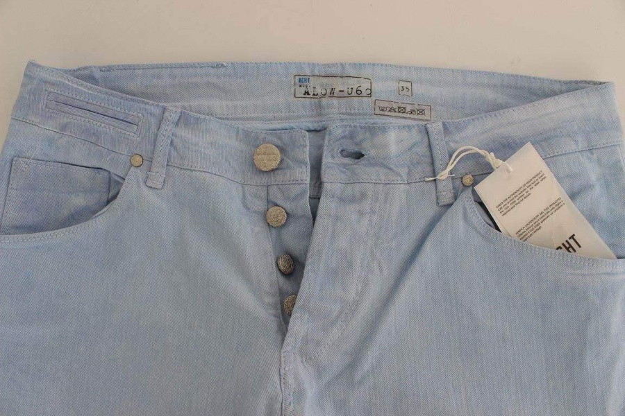 ACHT  Cotton Stretch Low Waist Fit Jeans