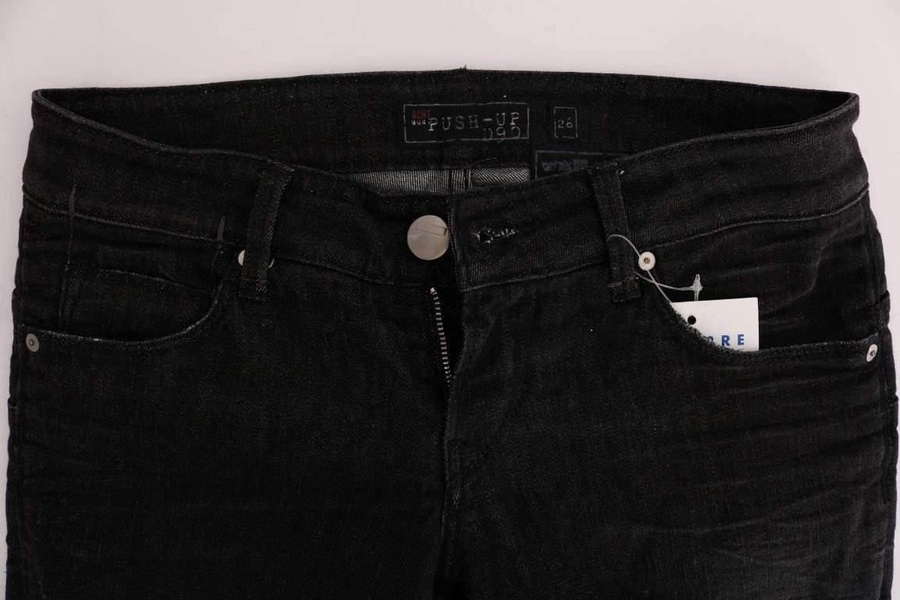 blue cotton bottoms slim fit women's jeans