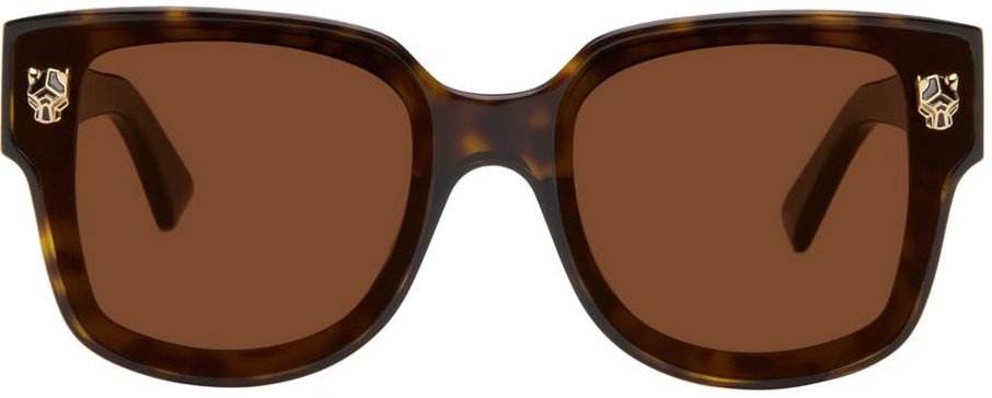 Brown & Black Panthère Wayfarer Acetate Sunglasses