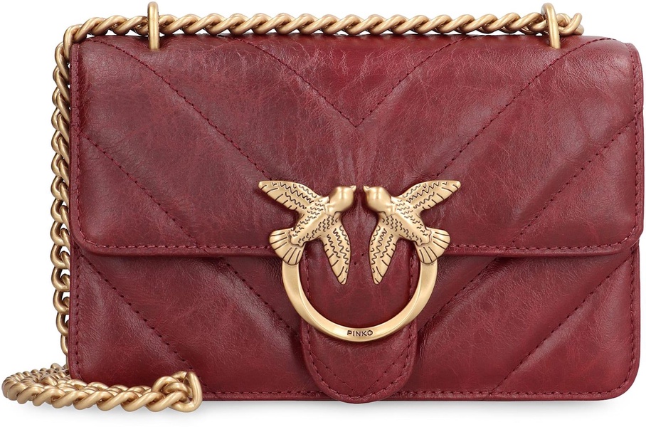 Love Bag Leather Mini Crossbody Bag