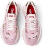 Multicolor Recycled PET and Nubuck Women's Sneakers.