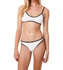 the rachel bikini top in marshmallow