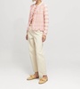 peran jacket in beige/coral