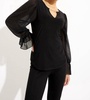 keyhole detail top in black