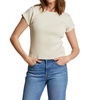 julia rib tee in sugar