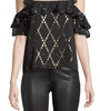 willow blouse in black