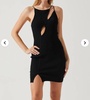caitriona dress in black