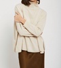 cashmere blend sweater in ecru