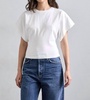 britt tee in white