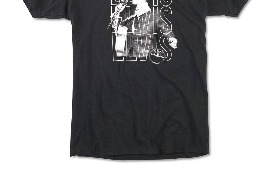 men's elvis tee in black