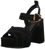 ASH Women's Melany Platform Sandal-Stylish High Heel with Adjustable Ankle Strap, Cushioned Footbed Heeled