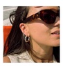 - Bold Huggie Hoops - Giulia Silver