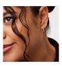 - Gold Huggie Hoop Earrings - Pave Huggie Hoops Medium