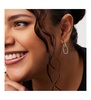 - Double Hoop Earrings - Ash Double Two Tone