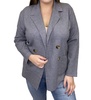 moonlight workwear knit blazer in grey